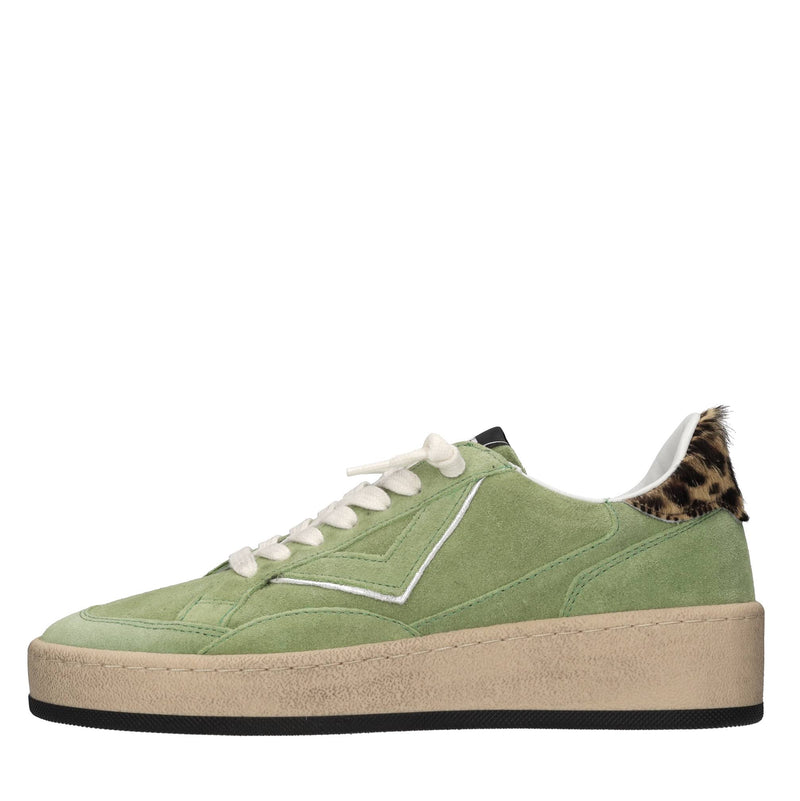 Sneakers in camoscio e cavallino 