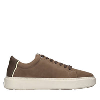 Sneakers in camoscio ed ecopelle 