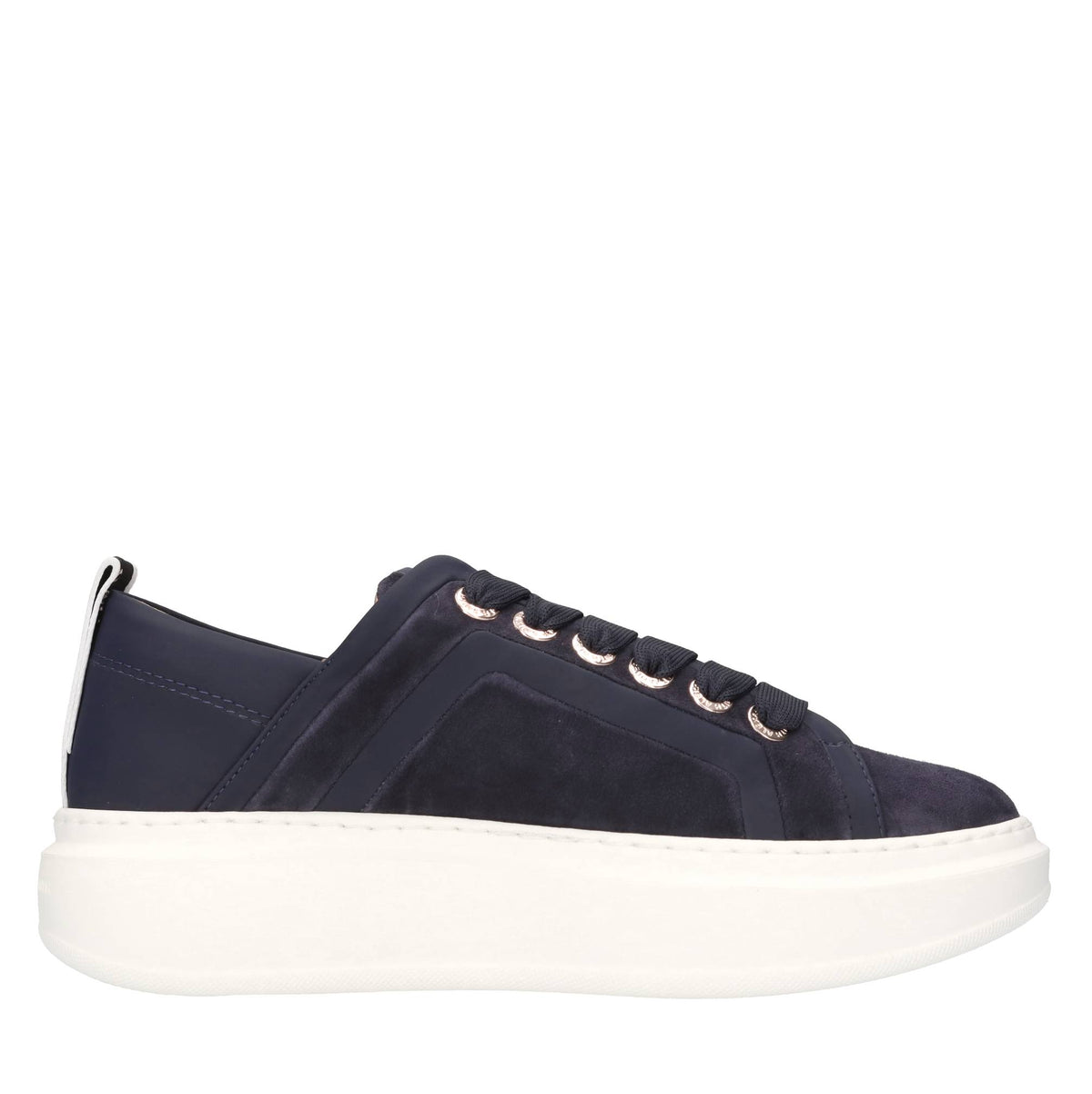 Sneakers in pelle e camoscio 