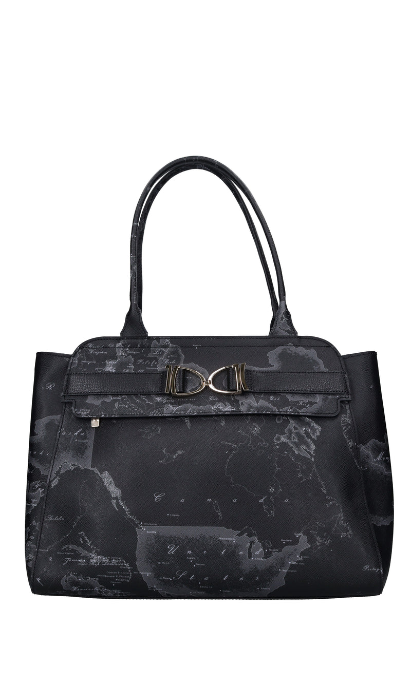 Borsa in ecopelle e pelle 