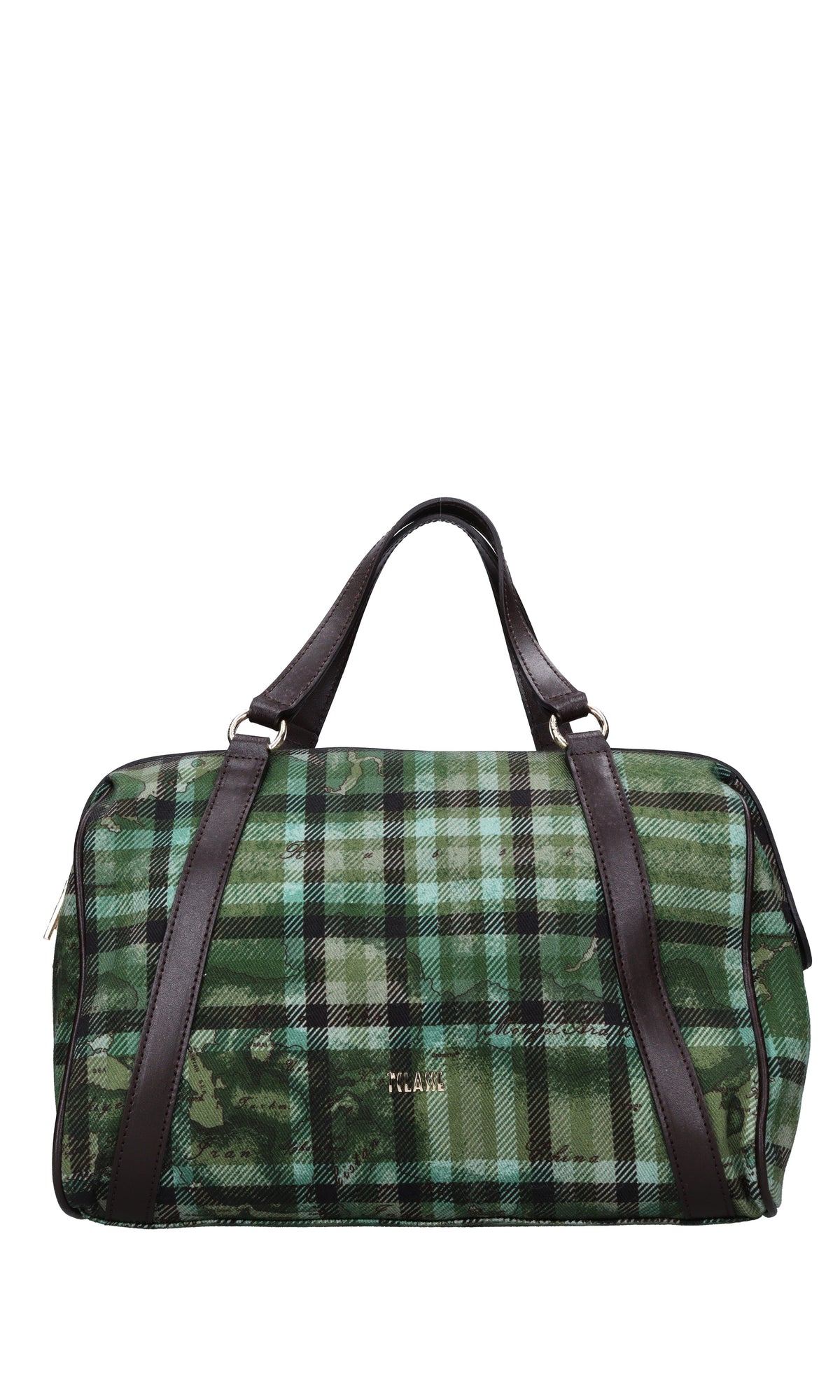Borsa in pelle e cotone 