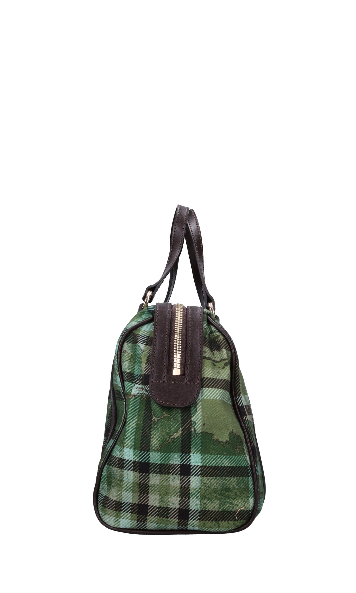 Borsa in pelle e cotone 