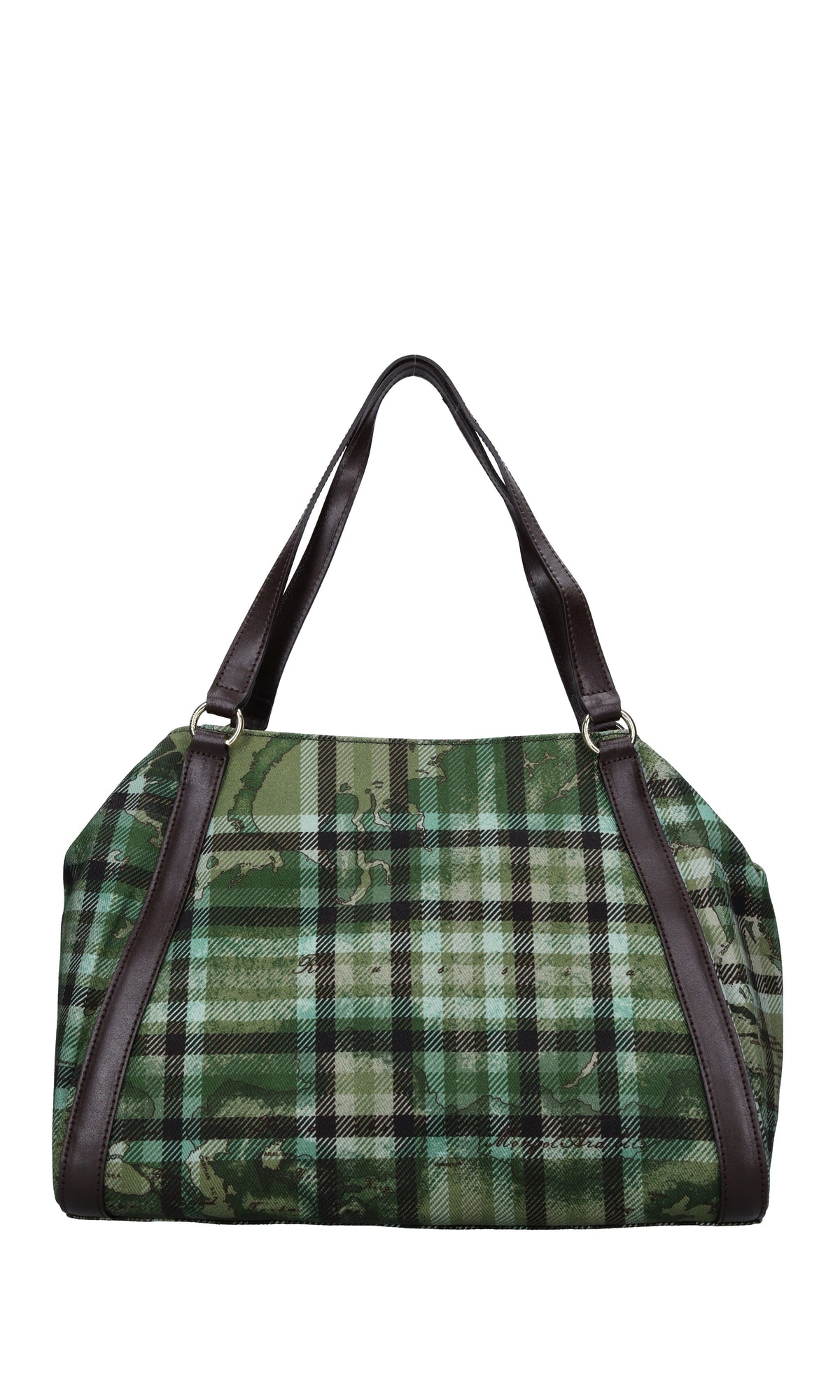 Borsa in pelle e cotone 