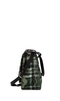 Borsa in pelle e cotone 