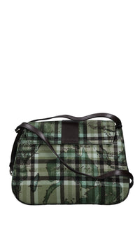 Borsa in pelle e cotone 