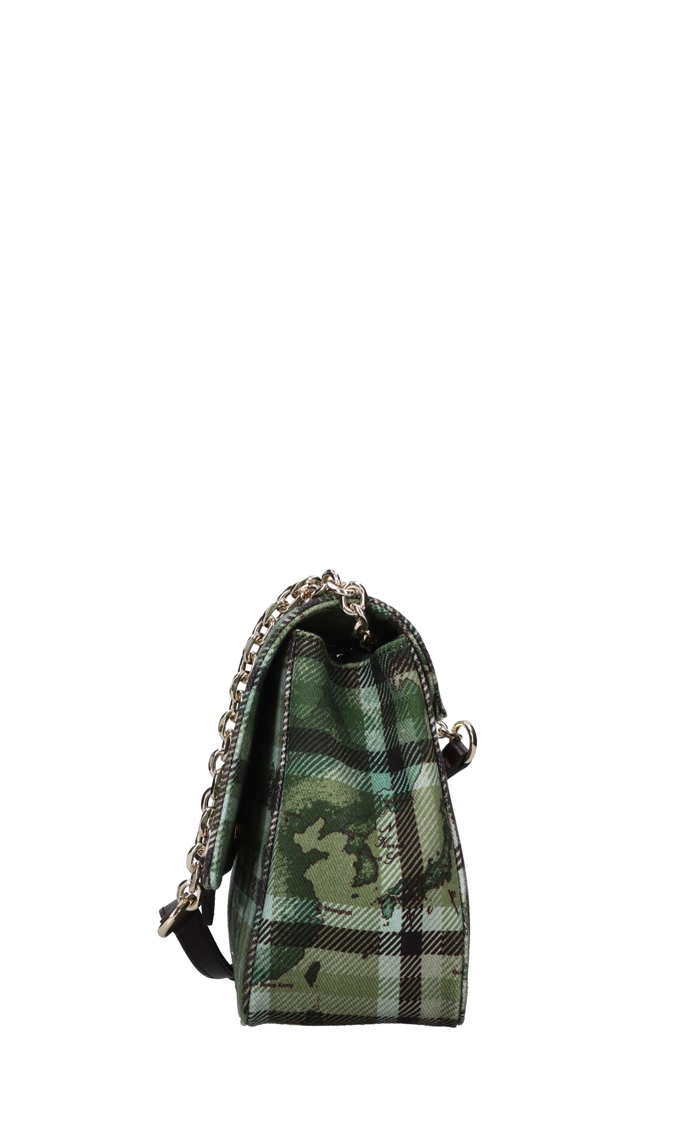 Borsa in tessuto e pelle 