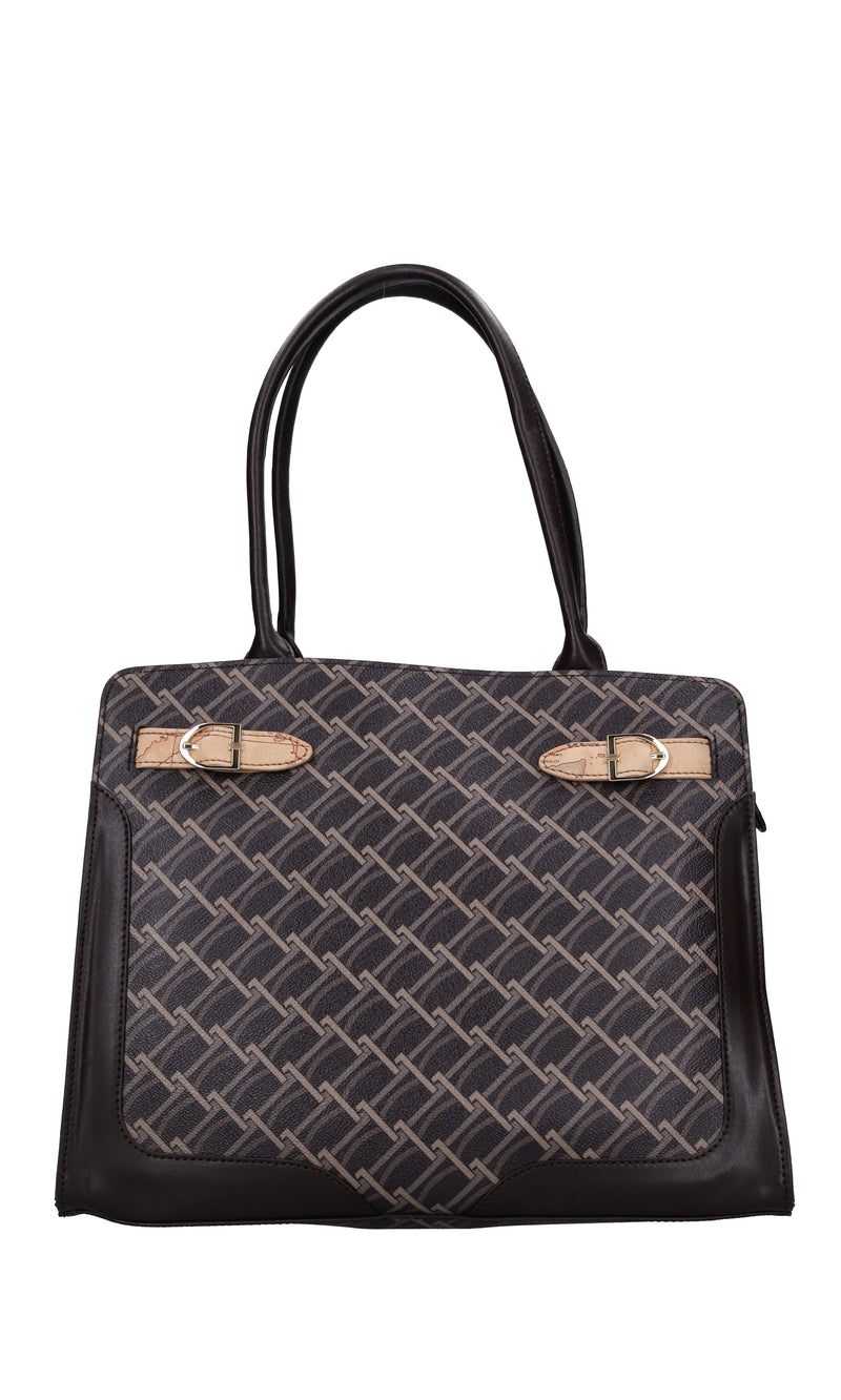 Borsa in ecopelle e pelle 