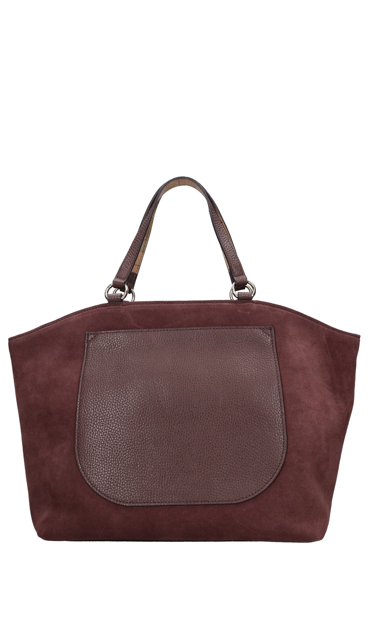 Borsa in pelle, camoscio ed ecopelle 