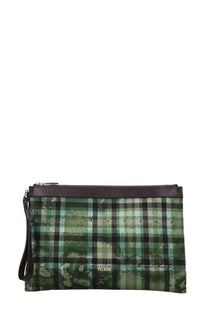 Borsa in pelle e cotone 