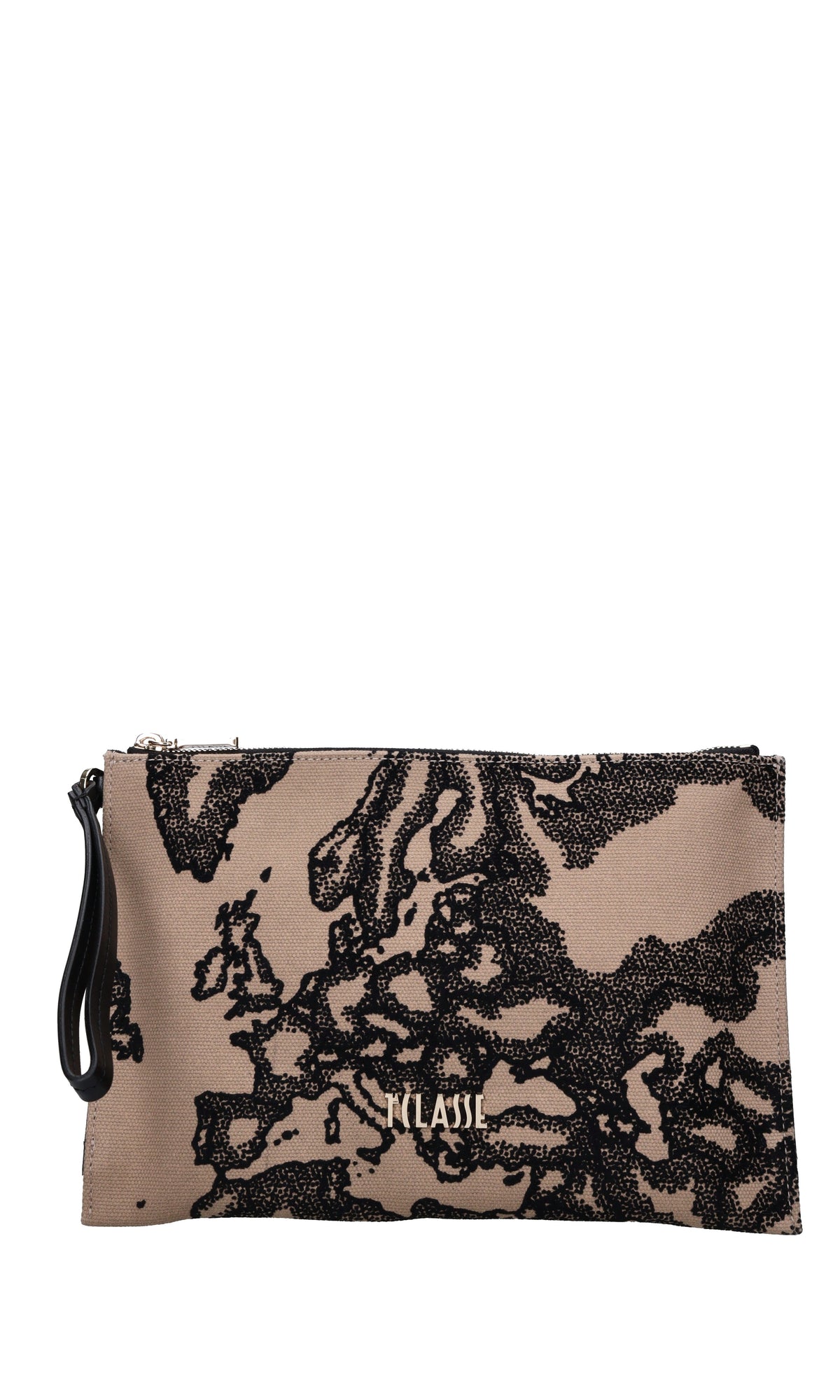 Borsa in pelle e cotone 