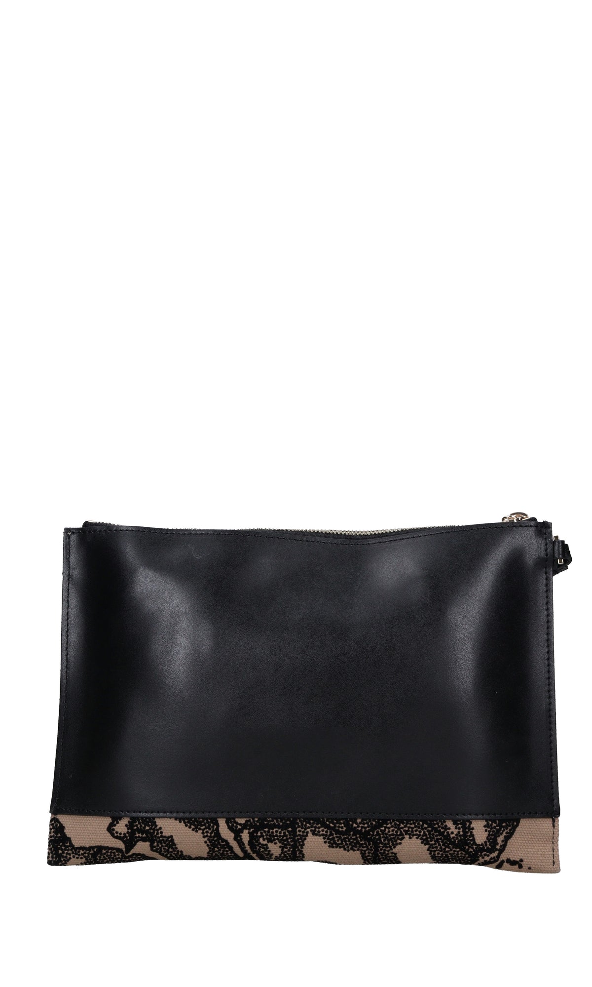 Borsa in pelle e cotone 