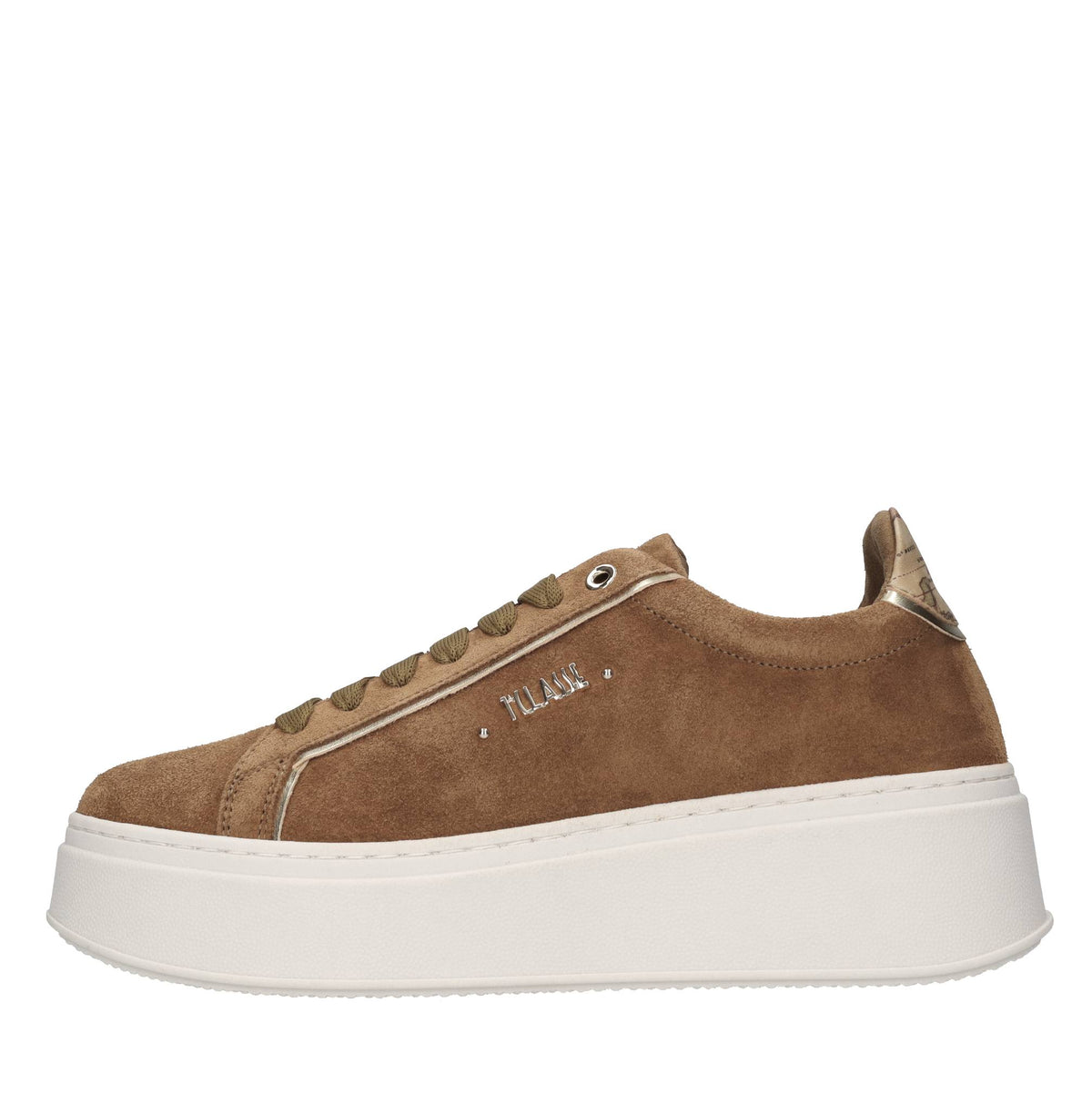 Sneakers in camoscio ed ecopelle 