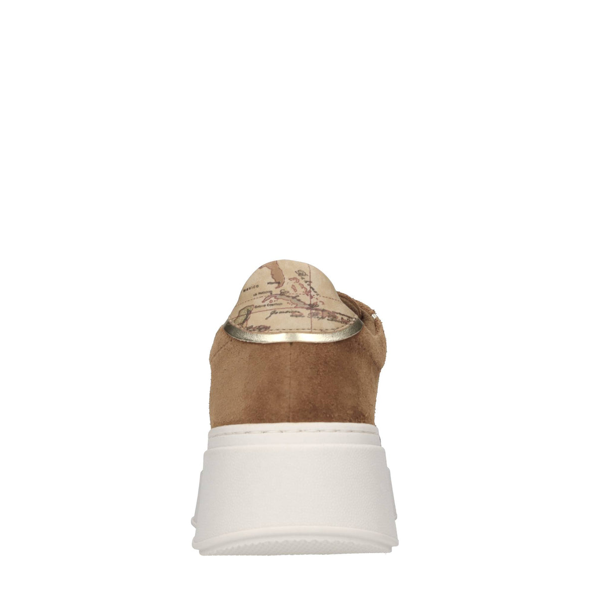 Sneakers in camoscio ed ecopelle 