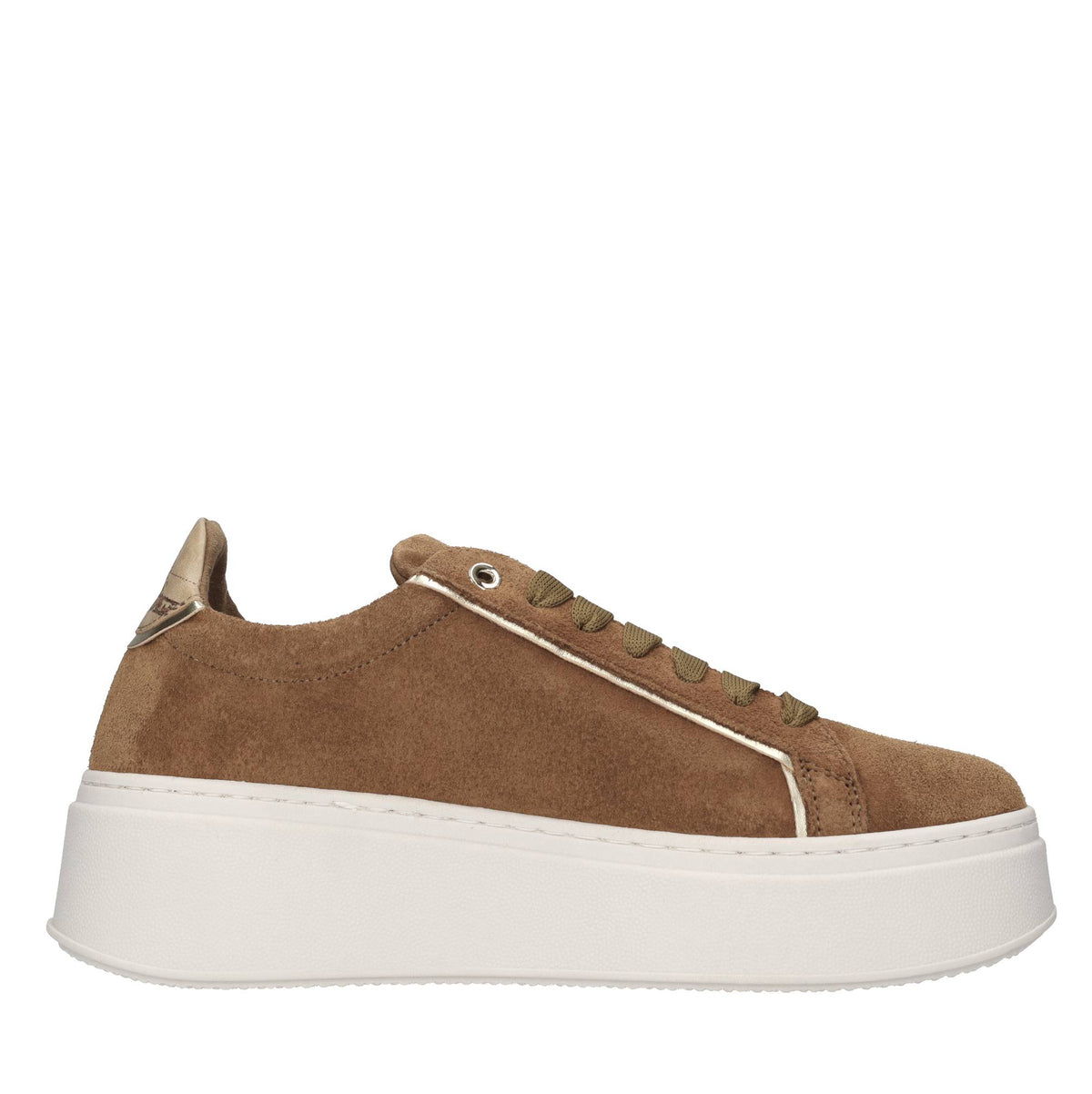 Sneakers in camoscio ed ecopelle 