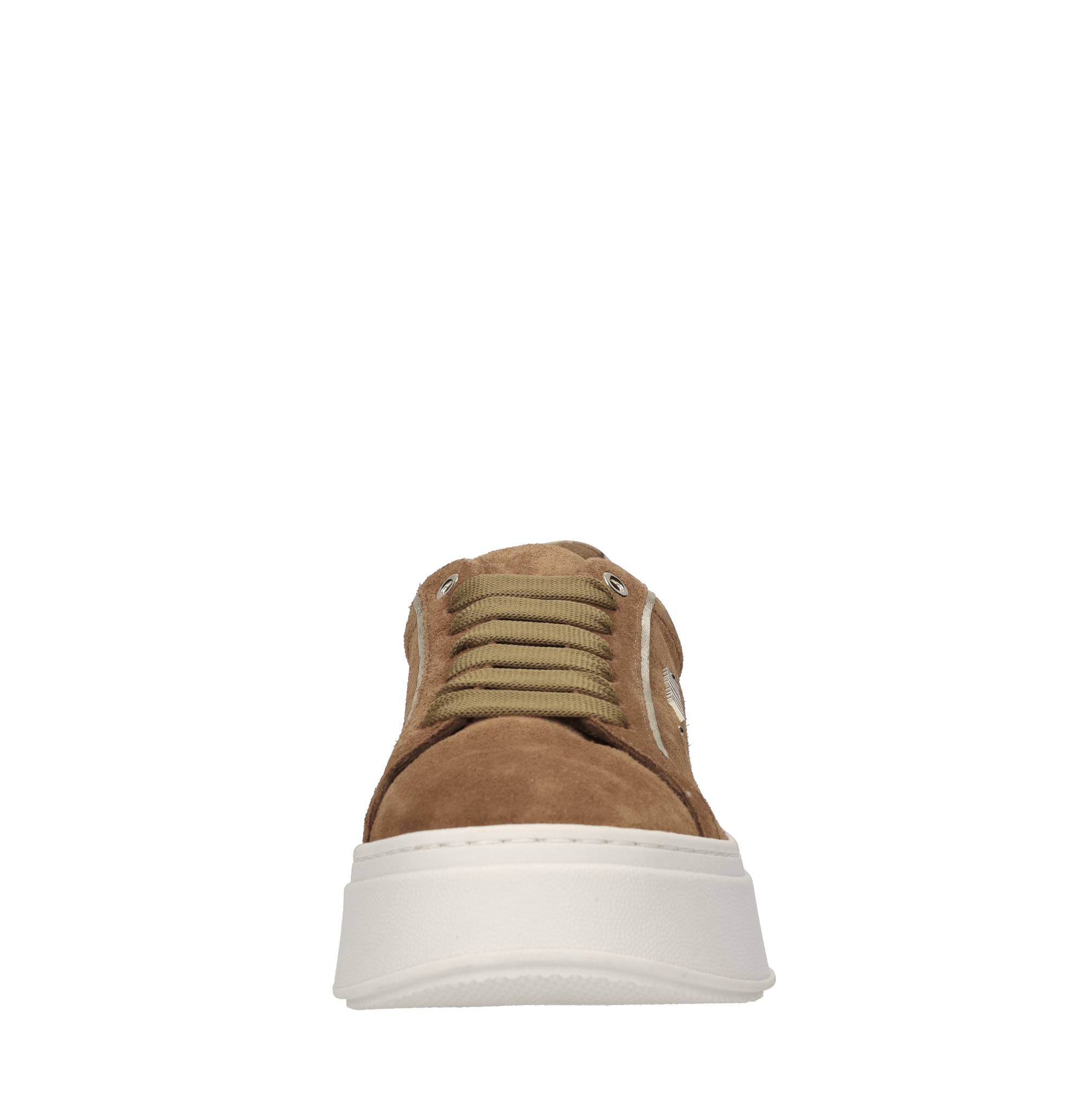 Sneakers in camoscio ed ecopelle 