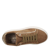 Sneakers in camoscio ed ecopelle 