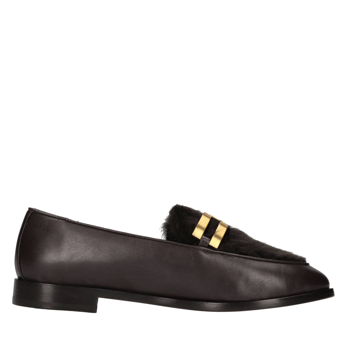 Mocassini Brandi Shearling in pelle e pelliccia 