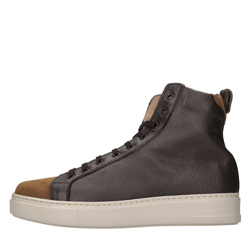 Sneakers in pelle e camoscio 