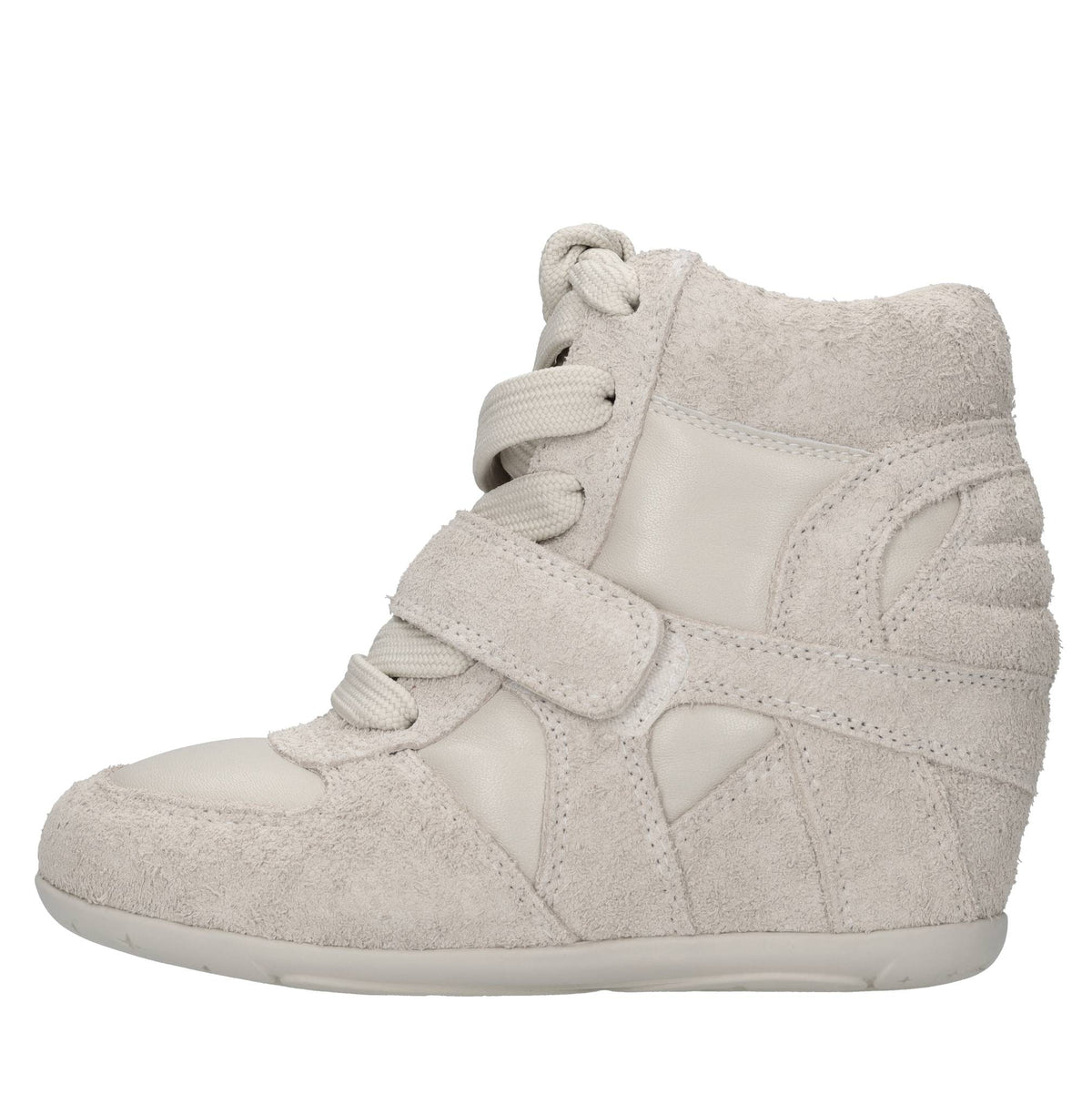Sneakers in pelle e camoscio 