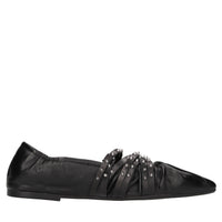 Ballerine in pelle con borchie 