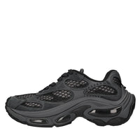 Sneakers in camoscio e tessuto 