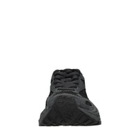 Sneakers in camoscio e tessuto 