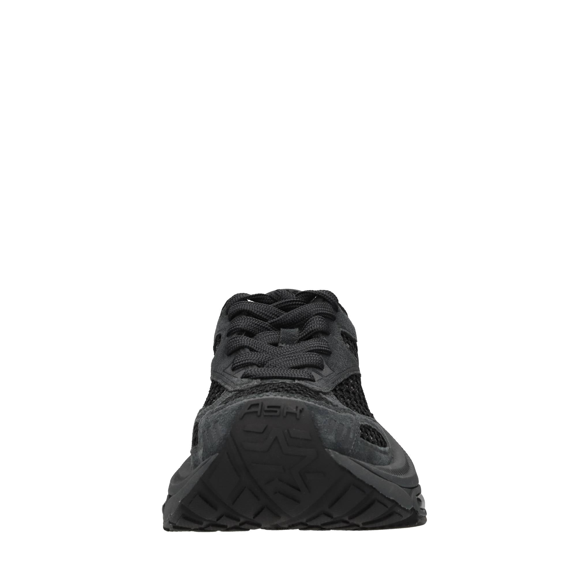Sneakers in camoscio e tessuto 