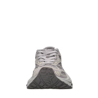 Sneakers in camoscio e tessuto 