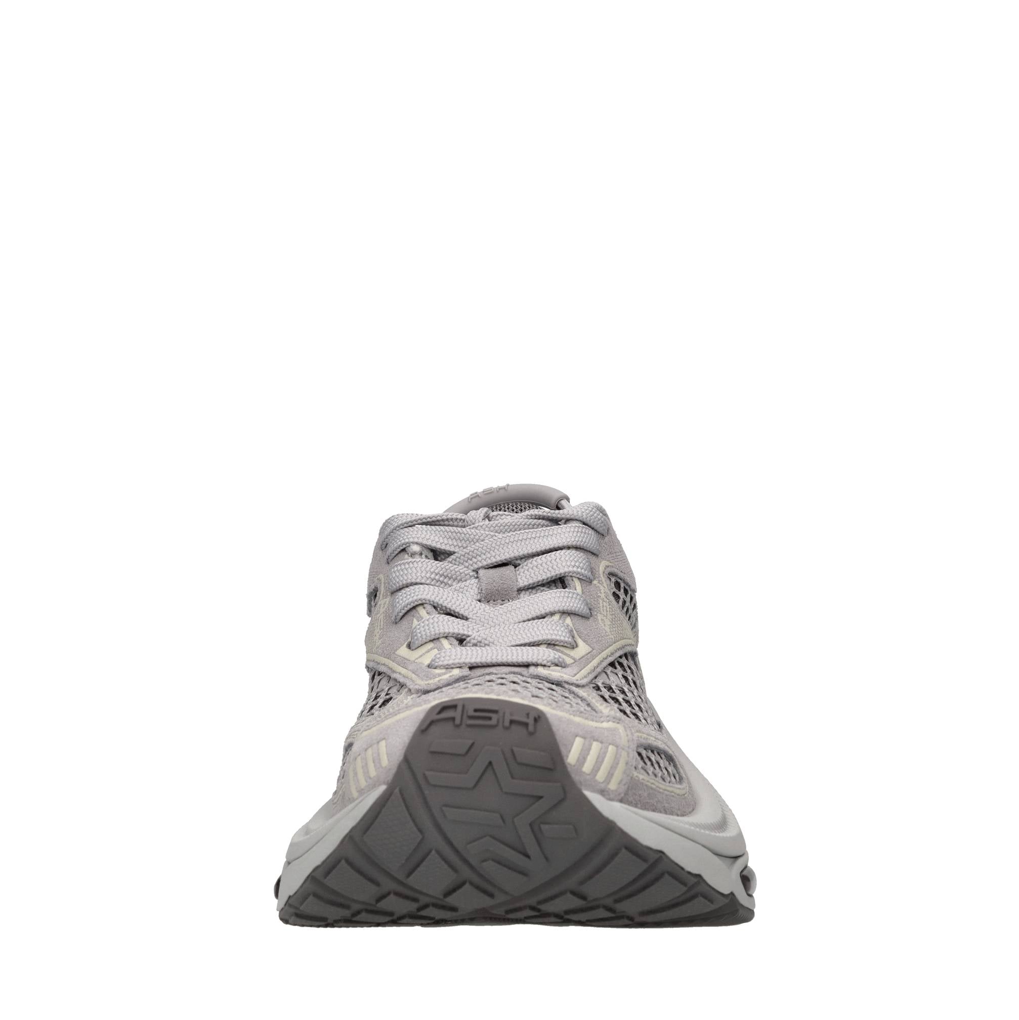 Sneakers in camoscio e tessuto 