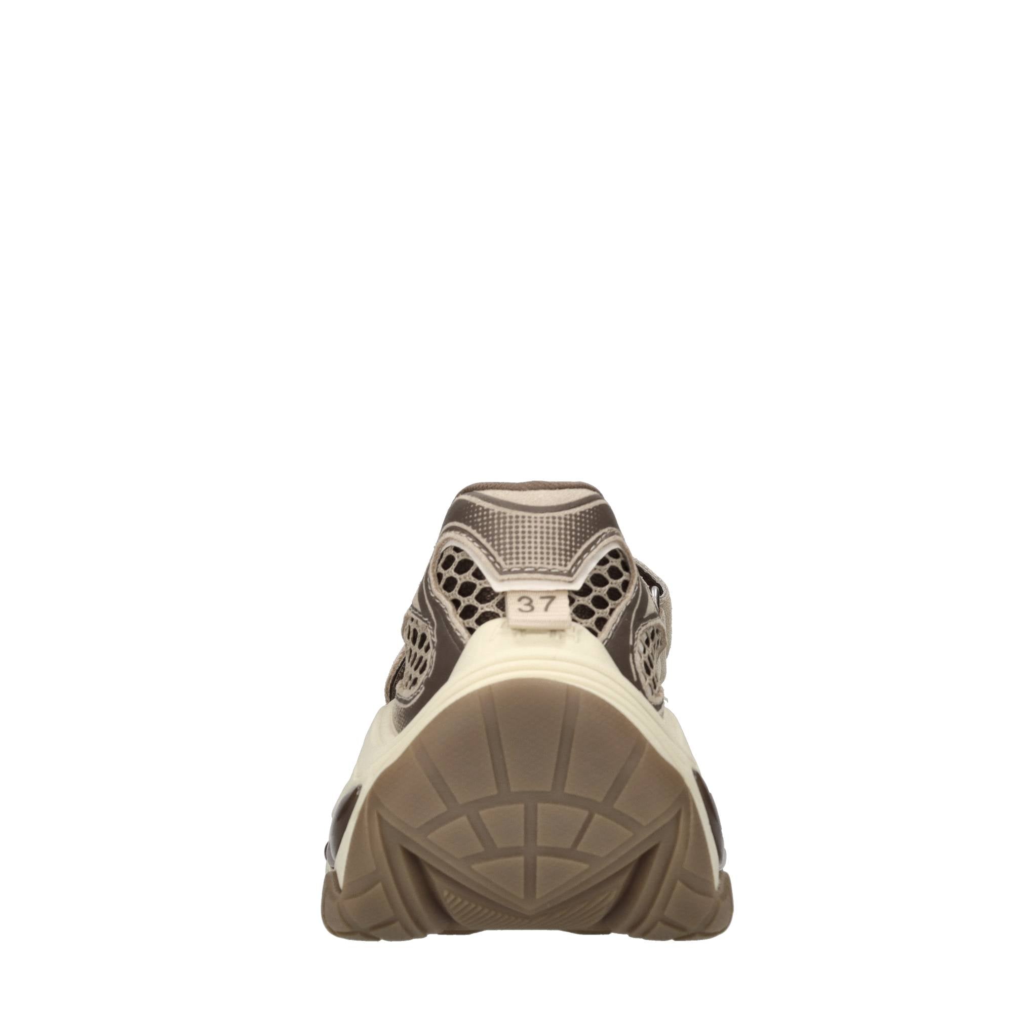 Sneakers slip-on in camoscio e tessuto 