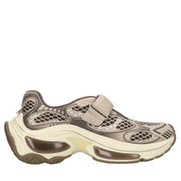 Sneakers slip-on in camoscio e tessuto 