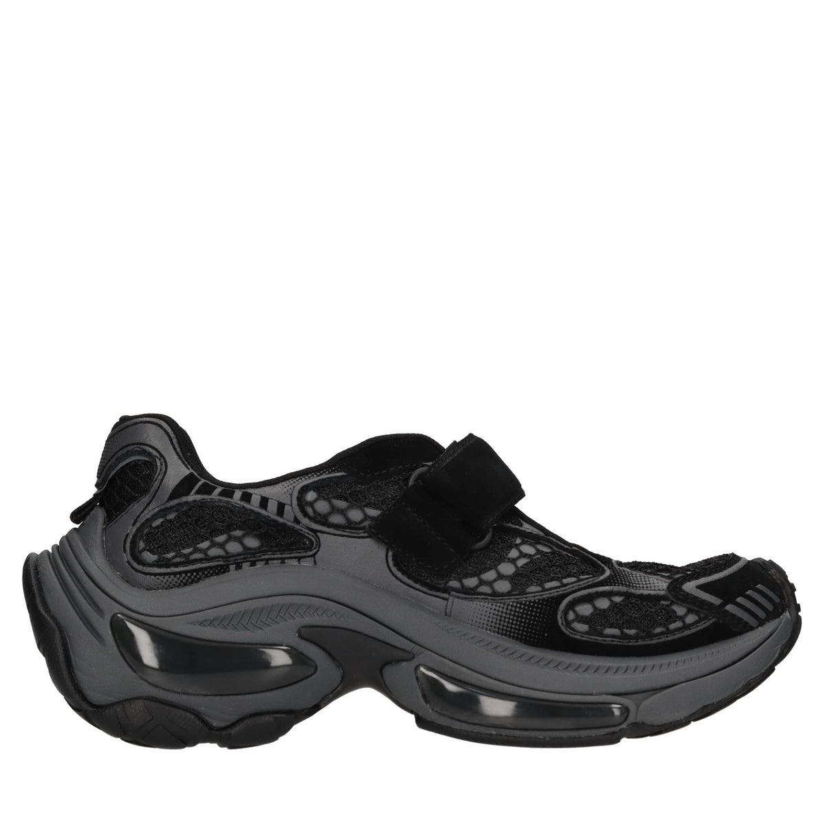 Sneakers slip-on in camoscio e tessuto 