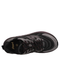 Sneakers in camoscio e tessuto 