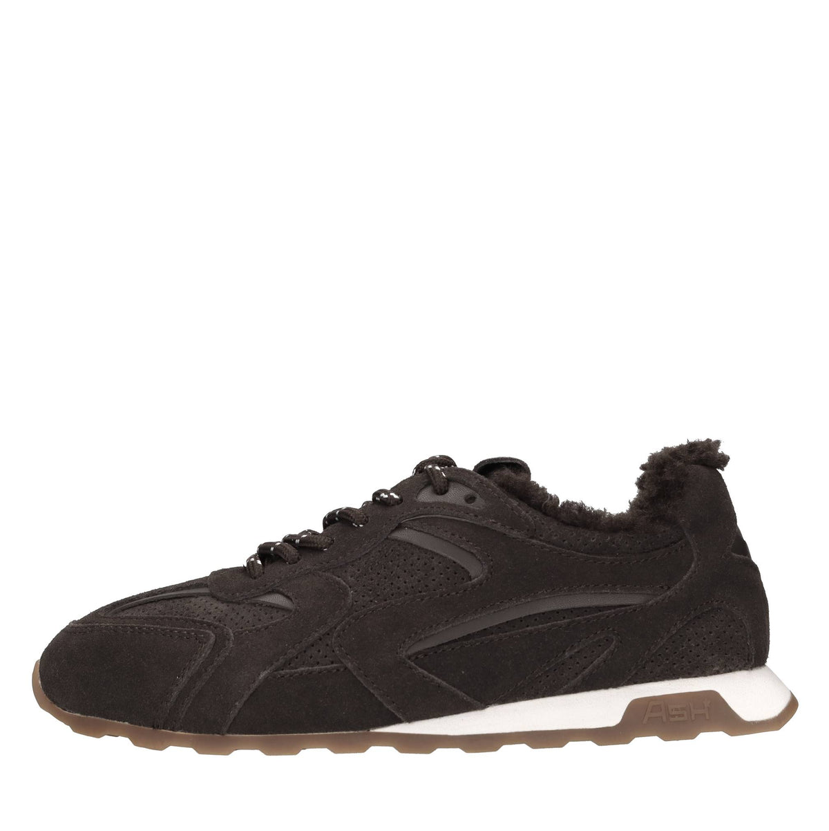 Sneakers in pelle e camoscio 