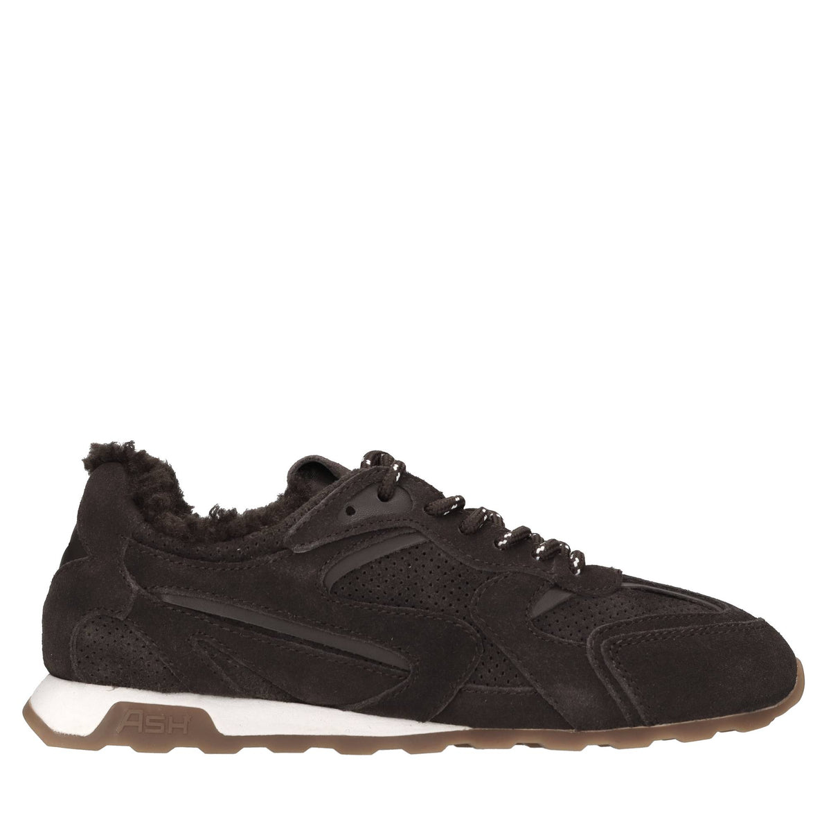 Sneakers in pelle e camoscio 