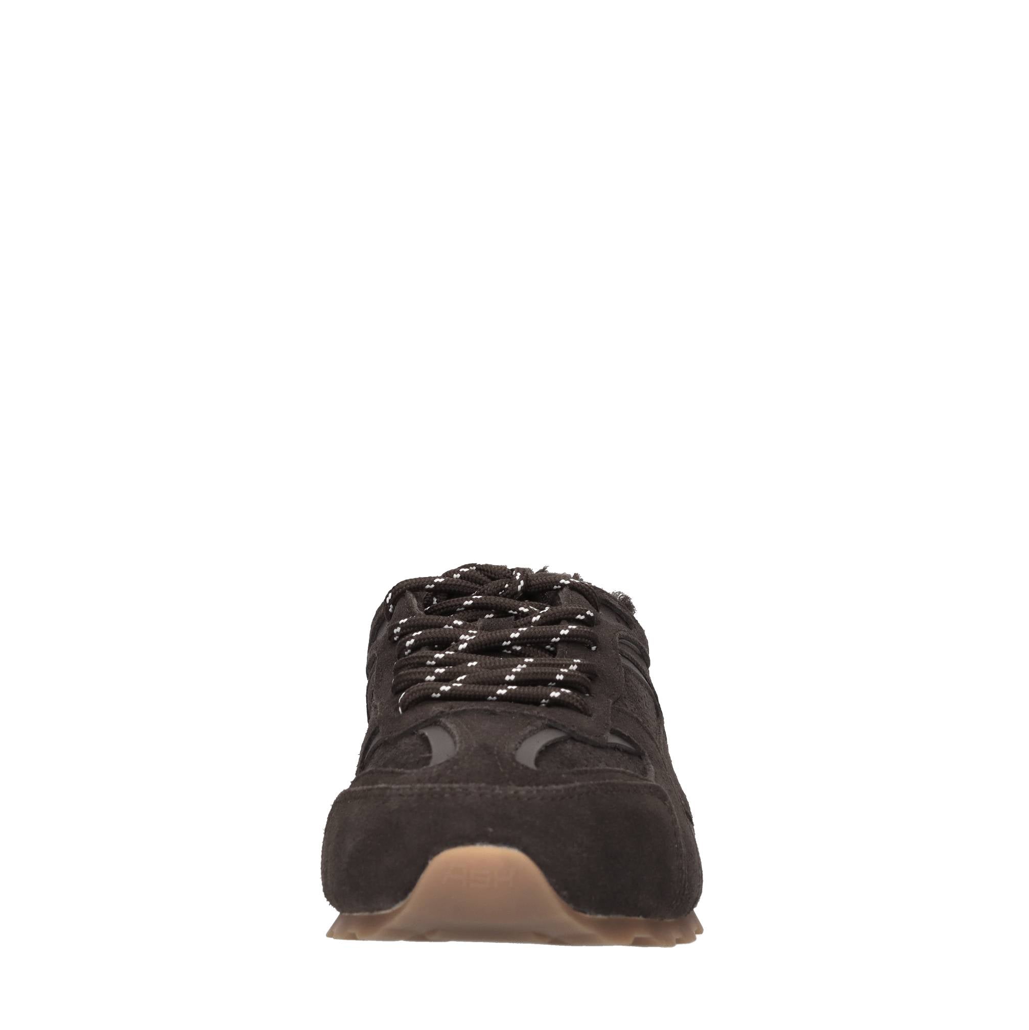 Sneakers in pelle e camoscio 
