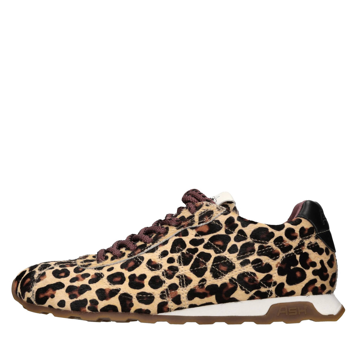 Sneakers in cavallino e pelle 