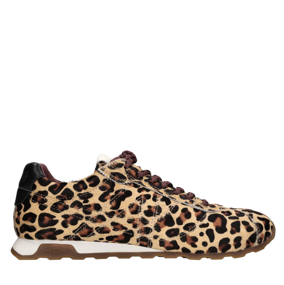 Sneakers in cavallino e pelle 