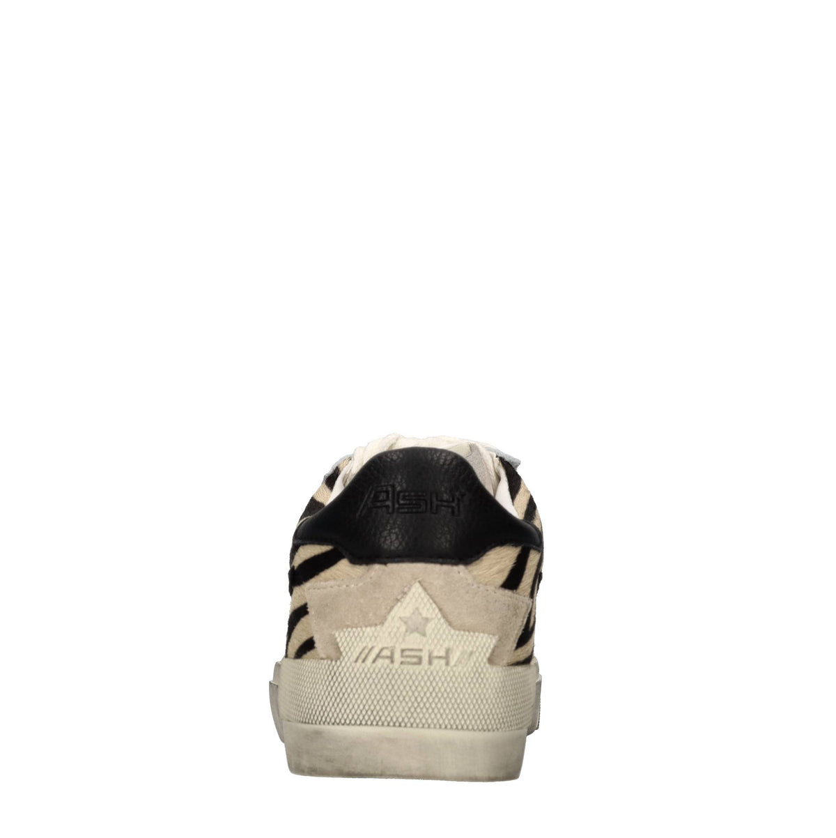 Sneakers in pelle, camoscio e cavallino 