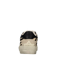 Sneakers in pelle, camoscio e cavallino 