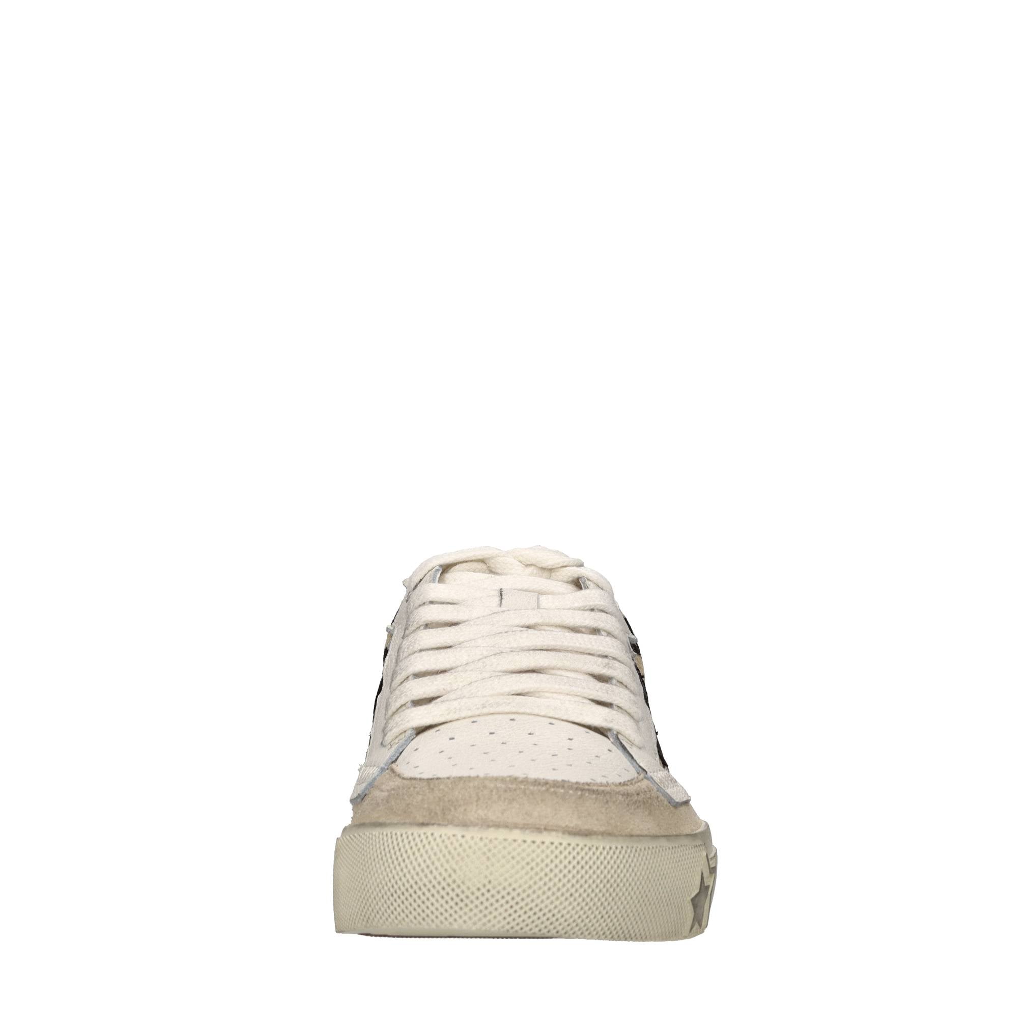 Sneakers in pelle, camoscio e cavallino 