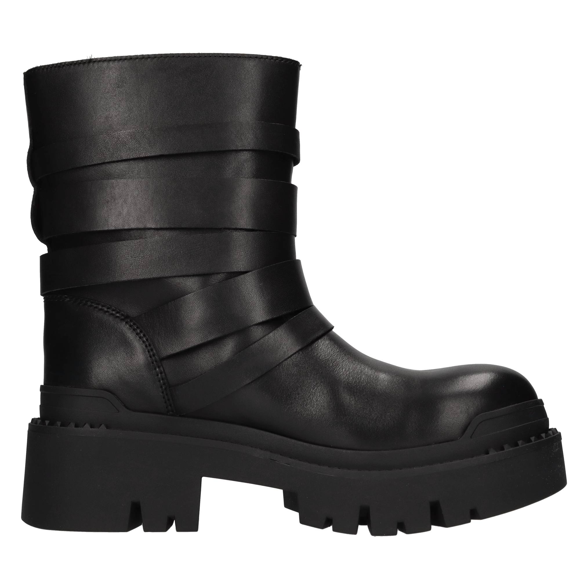 Stivaletti Biker in pelle 