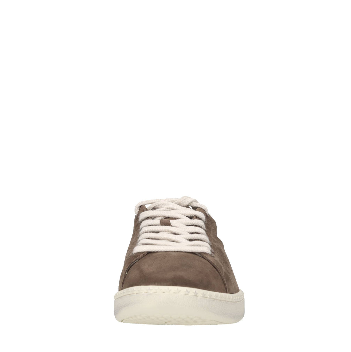 Sneakers in camoscio e pelle 