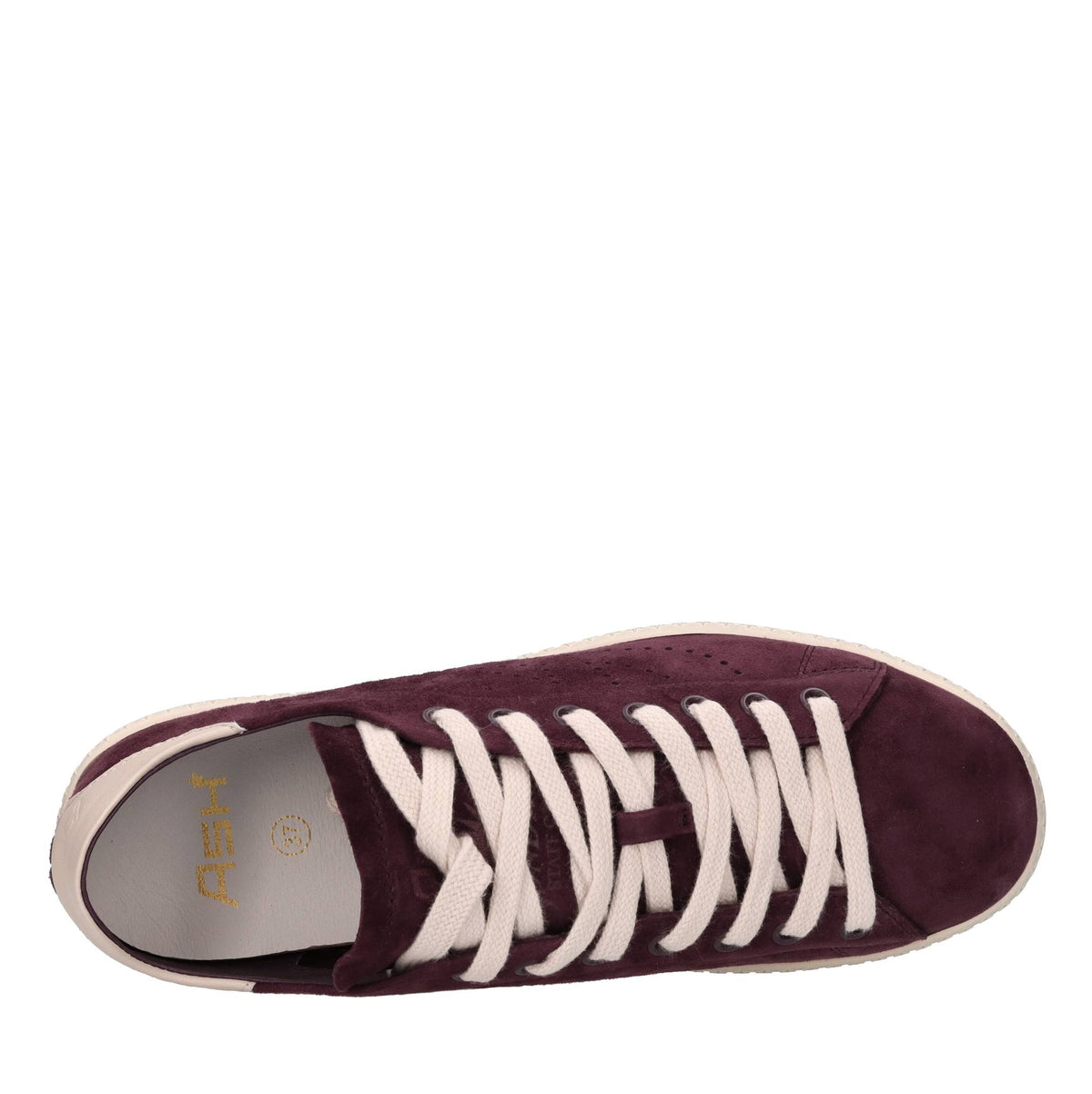 Sneakers in camoscio e pelle 