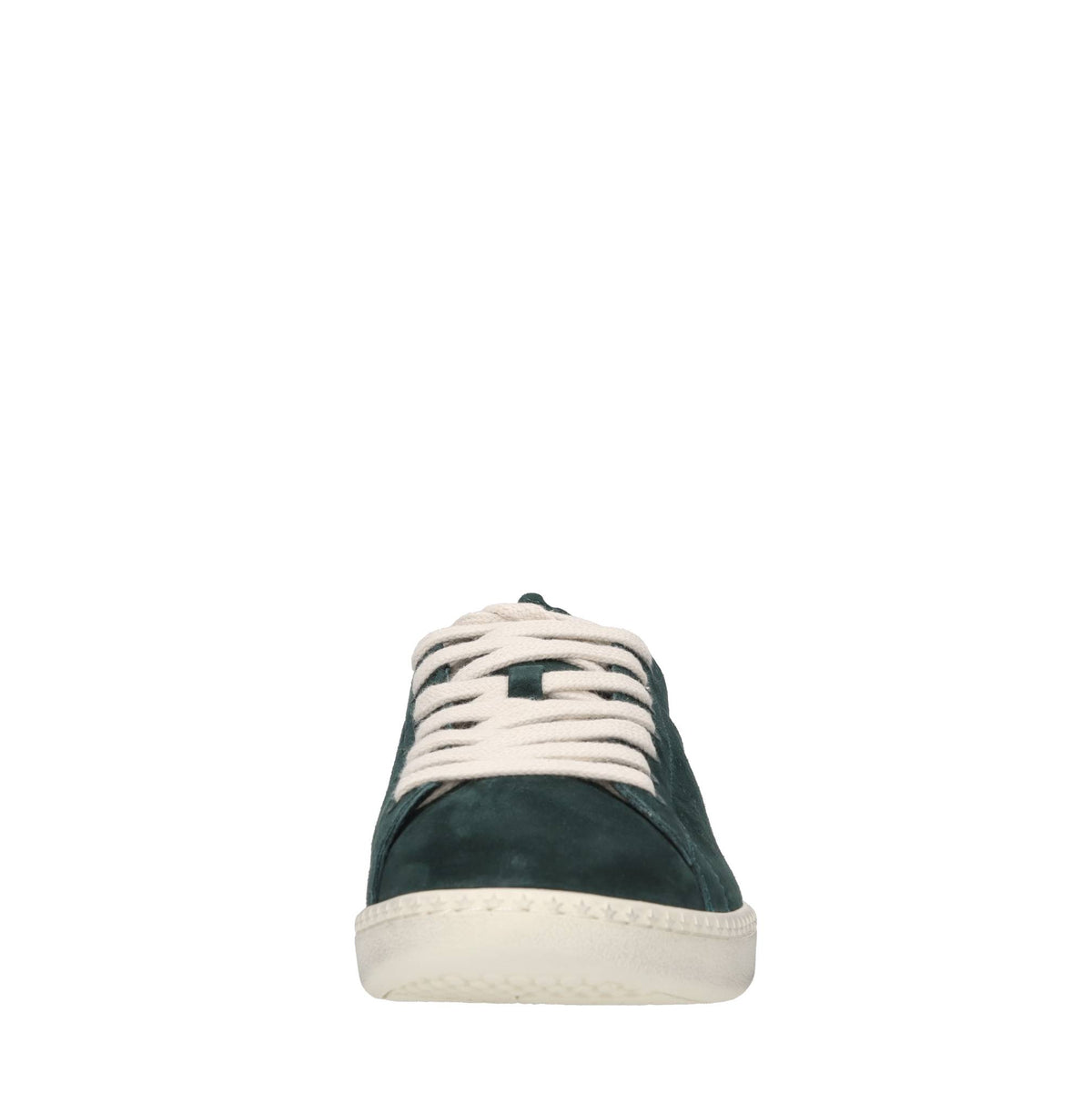 Sneakers in camoscio e pelle 