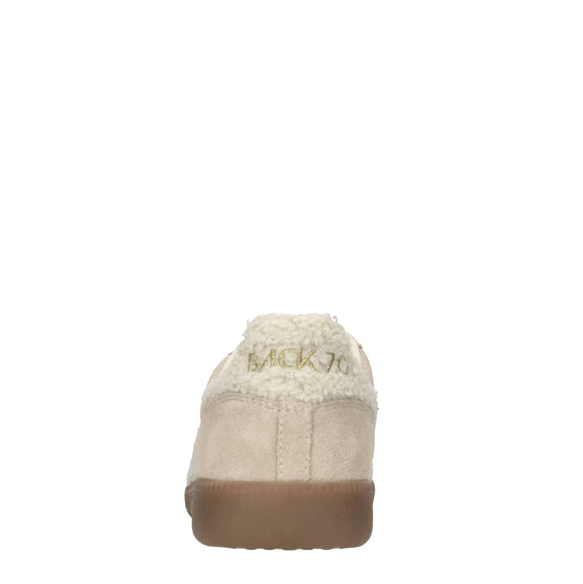 Sneakers in camoscio ed ecopelliccia 