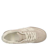 Sneakers in camoscio ed ecopelliccia 
