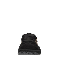 Sneakers in camoscio e pelle 