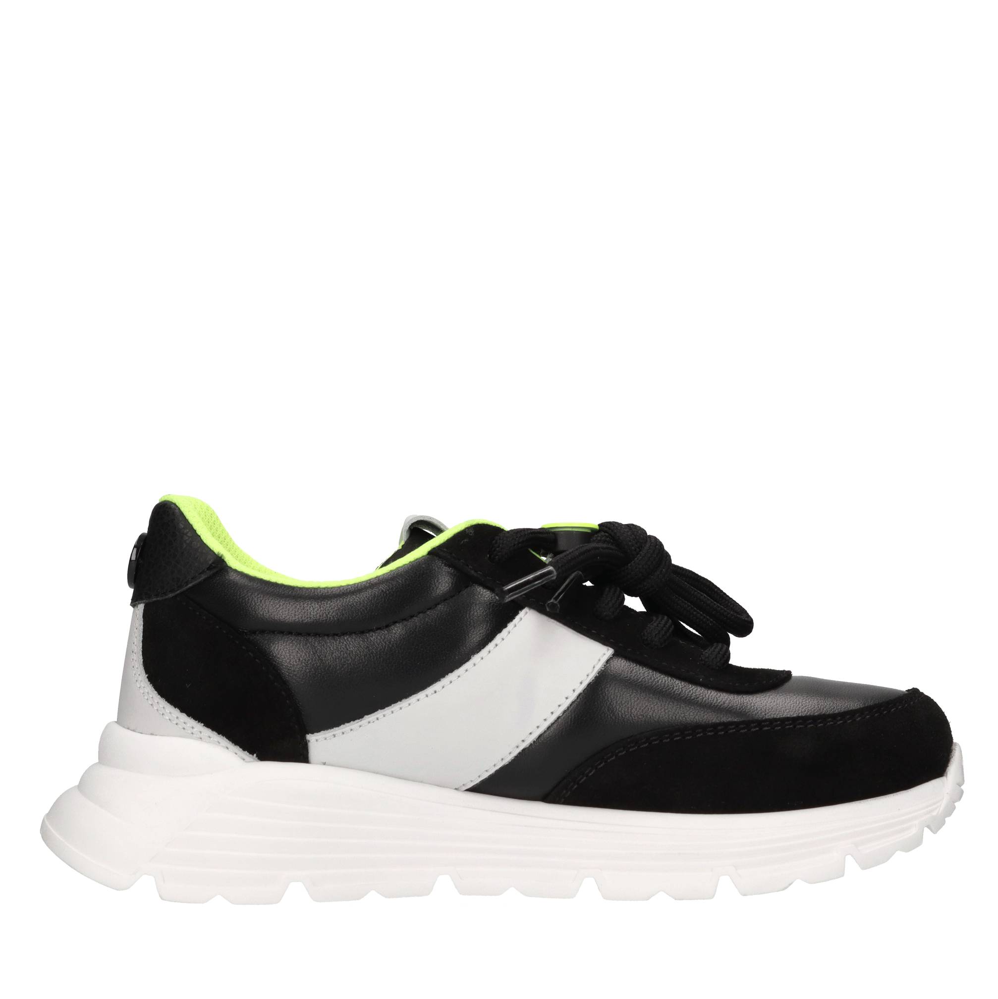 Sneakers in pelle e camoscio 
