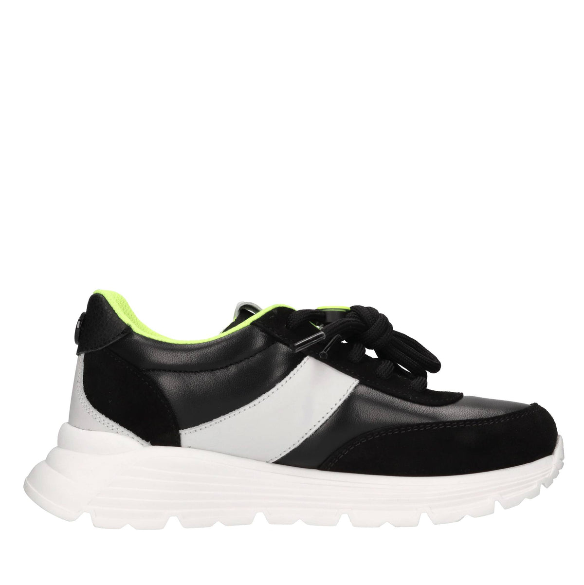 Sneakers in pelle e camoscio 